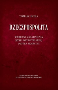 Rzeczpospolita. Wybrane zagadnienia - okładka książki