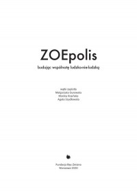 ZEOpolis. Budując współnotę ludzko-nie-ludzką - okładka książki