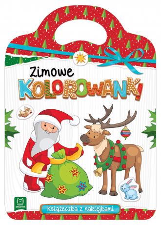 Zimowe kolorowanki. Książeczka - okładka książki