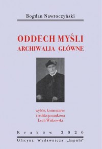 Bogdan Nawroczyński Oddech myśli - okładka książki