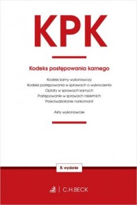 KPK Kodeks postępowania karnego - okładka książki