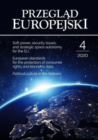 Przegląd Europejski 4/2020 - okładka książki
