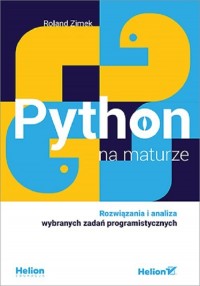 Python na maturze. Rozwiązania - okładka książki