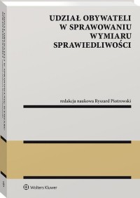 Udział obywateli w sprawowaniu - okładka książki