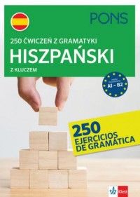 250 ćwiczeń z gramatyki hiszpańskiej - okładka podręcznika