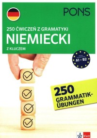 250 ćwiczeń z gramatyki niemieckiej - okładka podręcznika