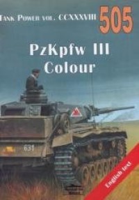 505 PZKPFW III COLOR. Tank Power - okładka książki