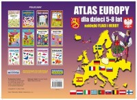 Atlas Europy dla dzieci 5-8 lat. - okładka książki