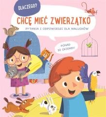 Dlaczego chcę mieć zwierzątko - okładka książki