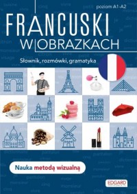 Francuski w obrazkach Słówka, rozmówki, - okładka podręcznika
