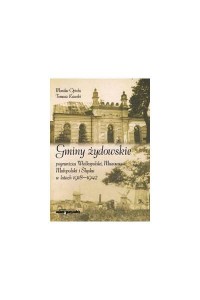 Gminy żydowskie pogranicza Wielkopolski, - okładka książki