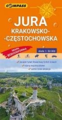 Mapa tur. wodoodpor. Jura Krakowsko-Częstochowska - okładka książki