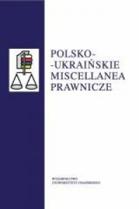 Polsko-ukraińskie miscellanea prawnicze - okładka książki