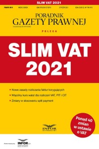 Slim VAT 2021. Podatki 6/2021 - okładka książki