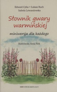 Słownik gwary warmińskiej. Miniwersja - okładka książki