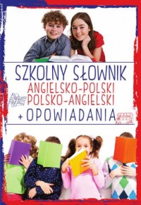 Szkolny słownik angielsko-polski, - okładka książki