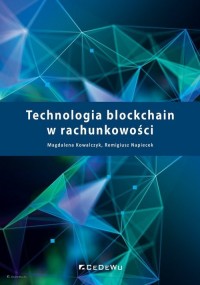 Technologia blockchain w rachunkowości - okładka książki