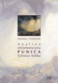 Analiza stylometryczna  Punica - okładka książki