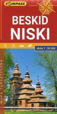 Beskid Niski mapa turystyczna 1:50 - okładka książki