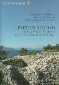 Fretum Aegeum. Rzym a wyspy egejskie - okładka książki