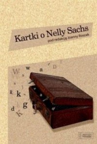 Kartki o Nelly Sachs - okładka książki