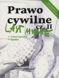 Last Minute Prawo Cywilne cz.2 - okładka książki