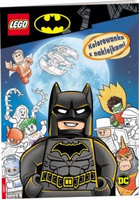 Lego Batman Kolorowanka z naklejkami - okładka książki