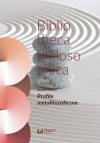 Profile metafilozoficzne. Bibliotheca Philosophica 7(2020)