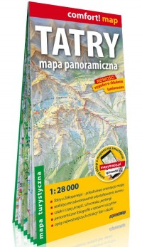 Tatry Mapa panoramiczna laminowana - okładka książki