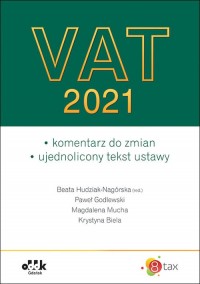 VAT 2021 - okładka książki