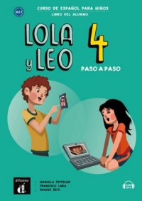 Lola y Leo 4 paso a paso podręcznik - okładka podręcznika