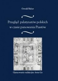 Przegląd palatynatów polskich w - okładka książki