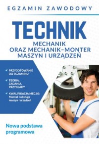 Technik mechanik oraz mechanik-monter - okładka podręcznika