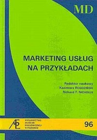 Marketing usług na przykładach - okładka książki