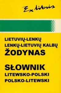 Słownik litewsko-polski, polsko-litewski - okładka książki