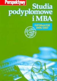 Studia podyplomowe i MBA. Informator - okładka książki