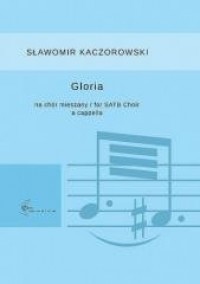 Gloria na chór mieszany a cappella - okładka książki