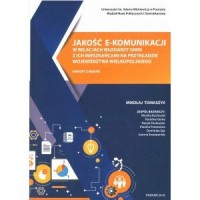 Jakość e-komunikacji w relacjach - okładka książki