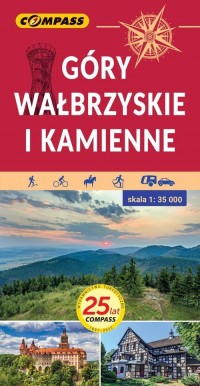 Mapa turystyczne - Góry Wałbrzyskie - okładka książki