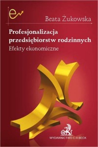 Profesjonalizacja przedsiębiorstw - okładka książki
