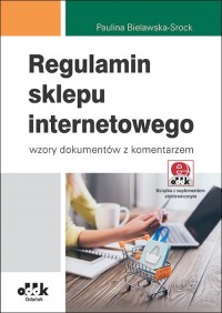 Regulamin sklepu internetowego - okładka książki