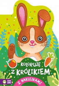 Koloruję z królikiem - okładka książki