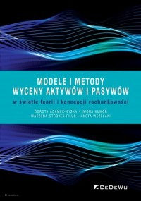 Modele i metody wyceny aktywów - okładka książki