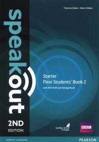 Speakout 2ed Starter Flexi SB 2+DVD+MyEngLab - okładka podręcznika