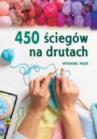 450 ściegów na drutach - okładka książki
