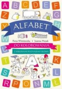 Alfabet do kolorowania - okładka książki