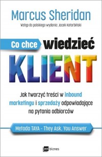 Co chce wiedzieć klient? Jak tworzyć - okładka książki