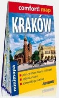 Comfort! map Kraków 1:20 000 minimapa - okładka książki