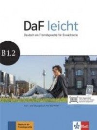 DaF leicht B1.2. KB + UB + DVD - okładka podręcznika