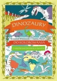 Dinozaury do kolorowania - okładka książki